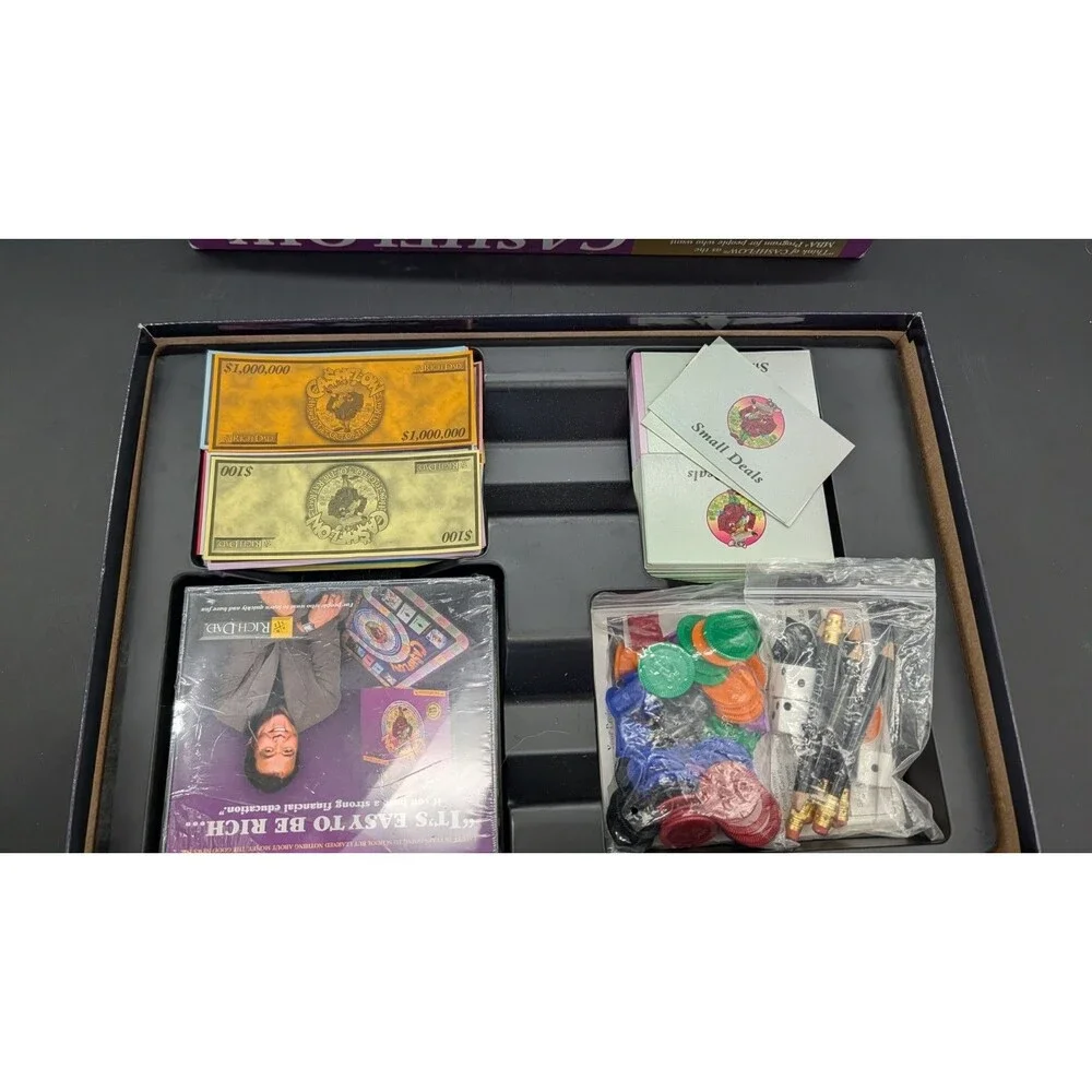 Rich Dad Poor Dad Cashflow Investing 101 Board Game Complete